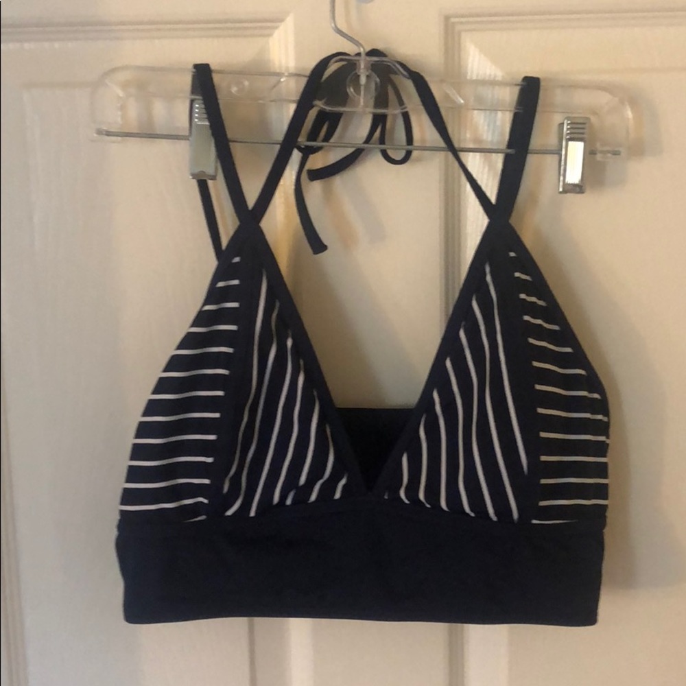 Athleta Striped Bikini Top (2 Straps)